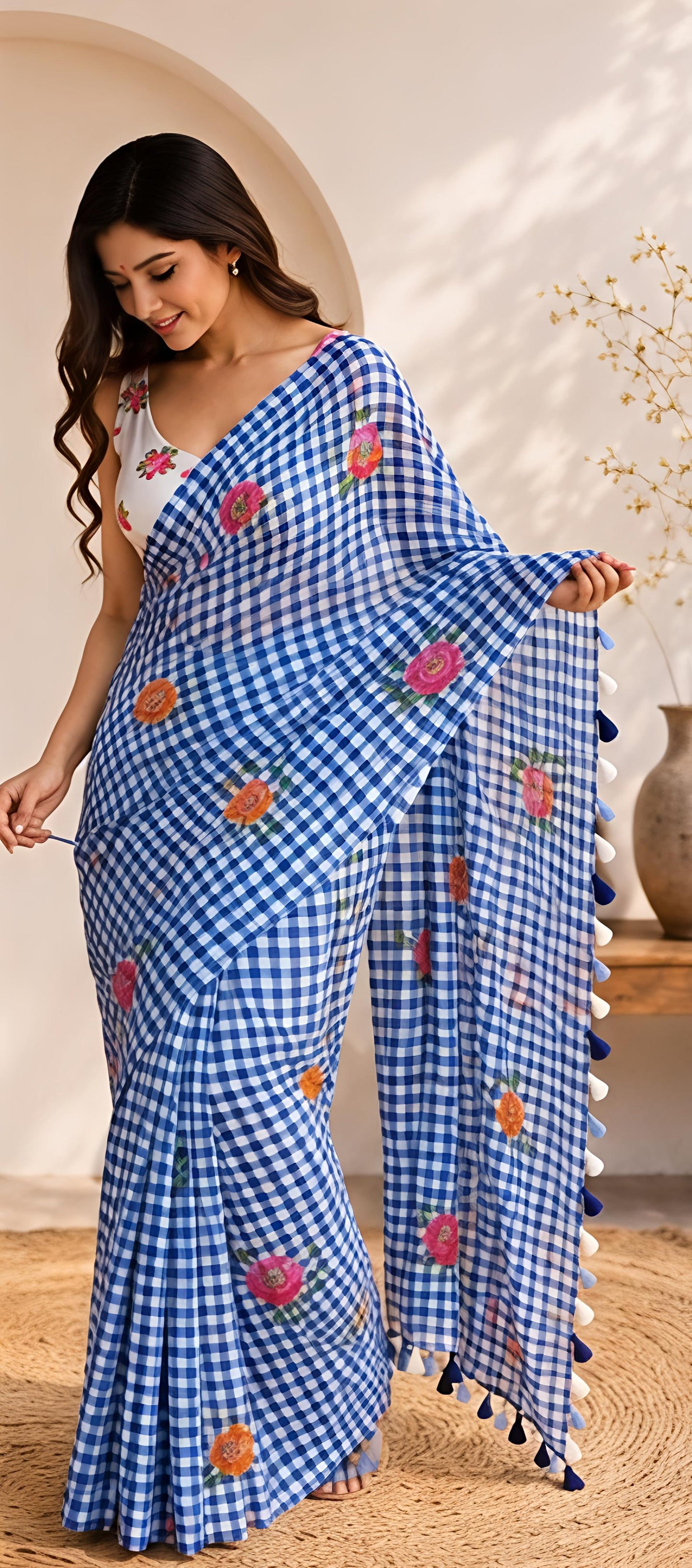 LINEN COTTON SAREE