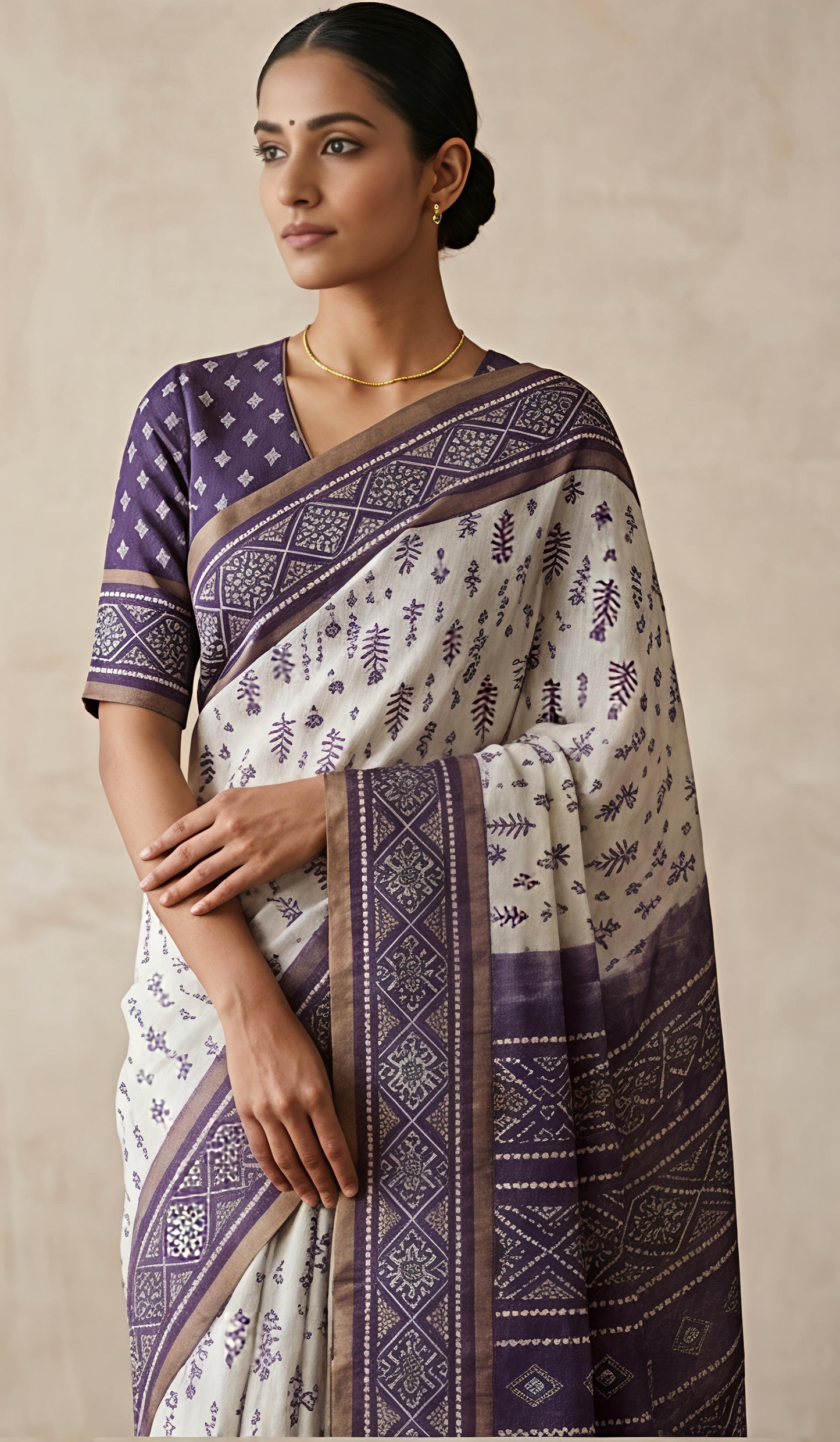 LINEN COTTON SAREE