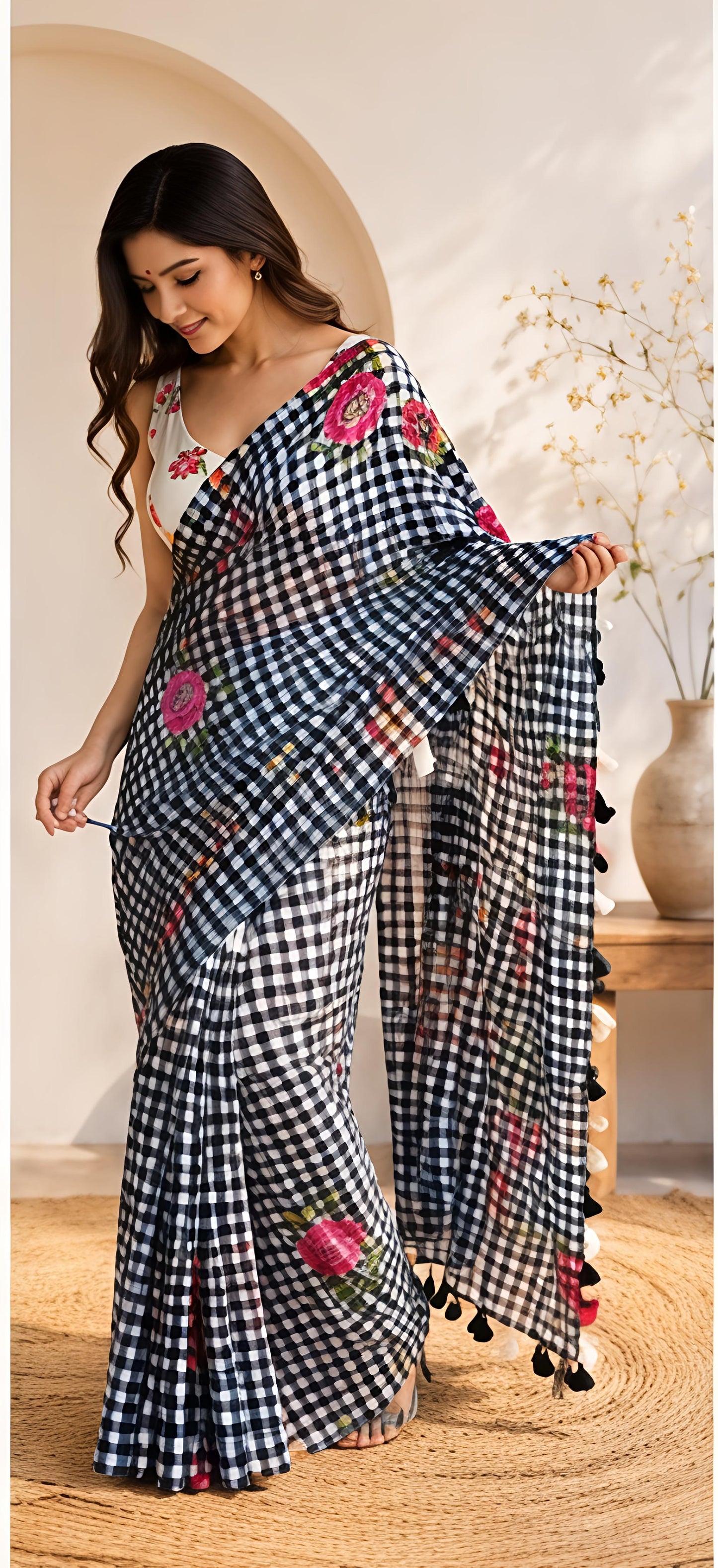 LINEN COTTON SAREE