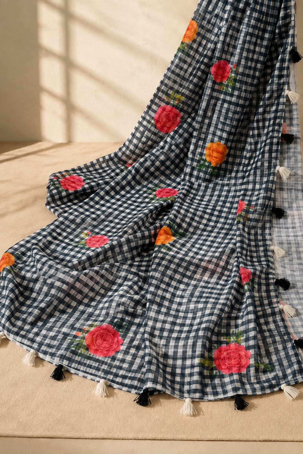 LINEN COTTON SAREE