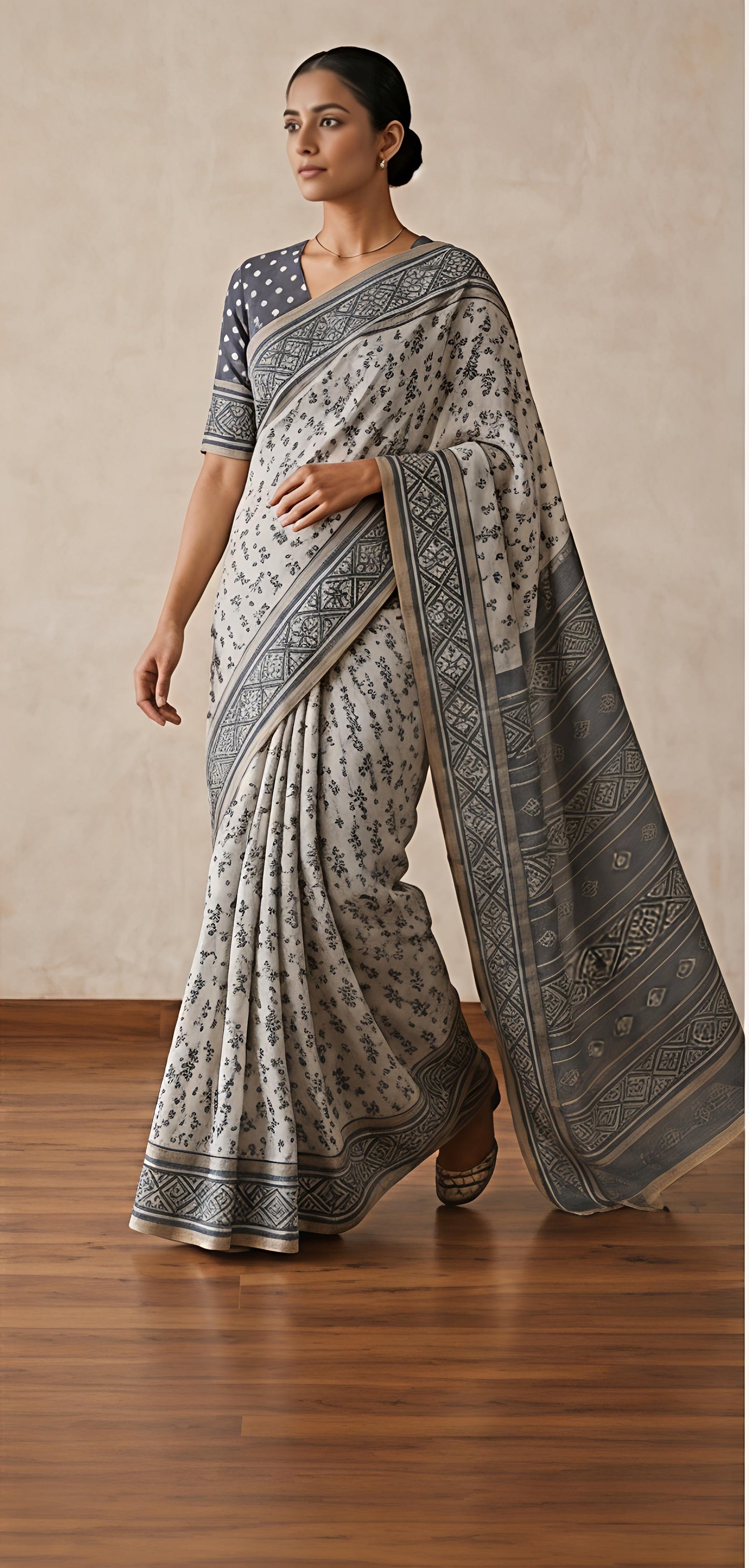 LINEN COTTON SAREE