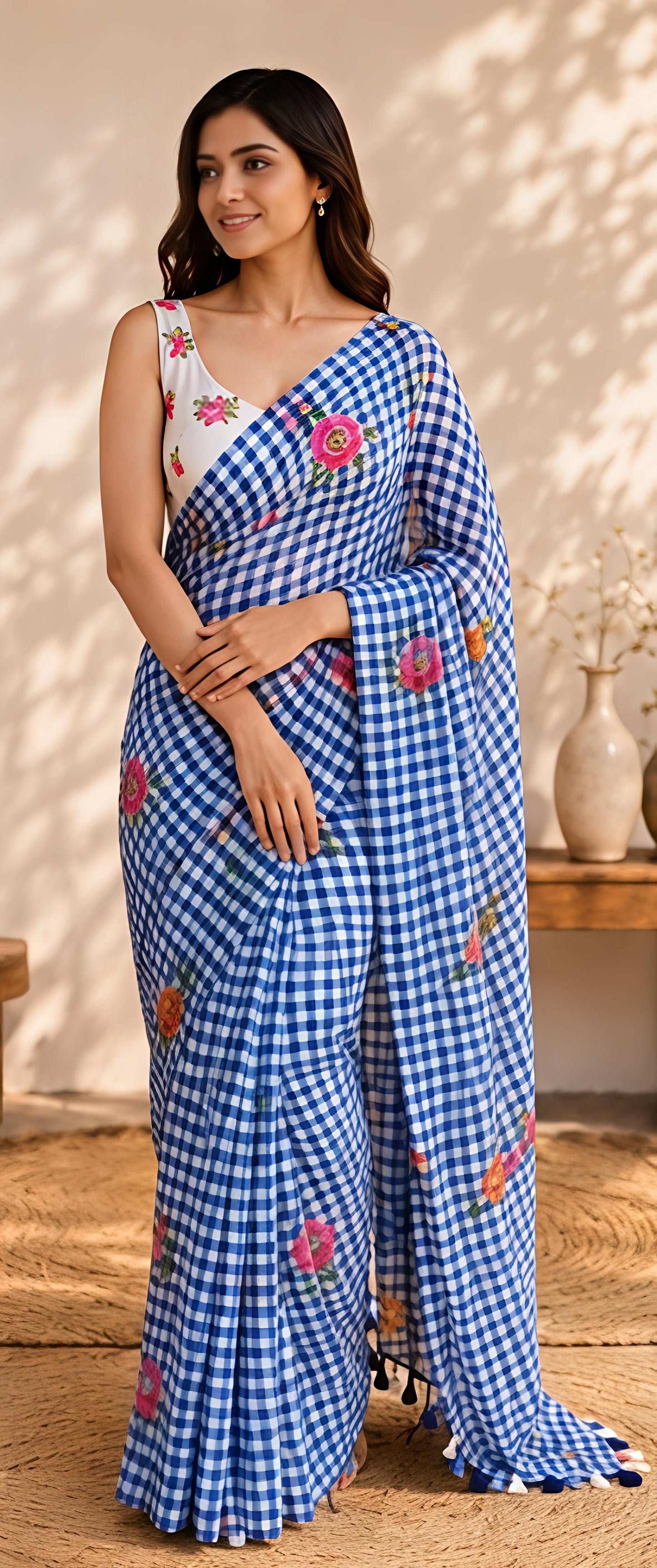 LINEN COTTON SAREE