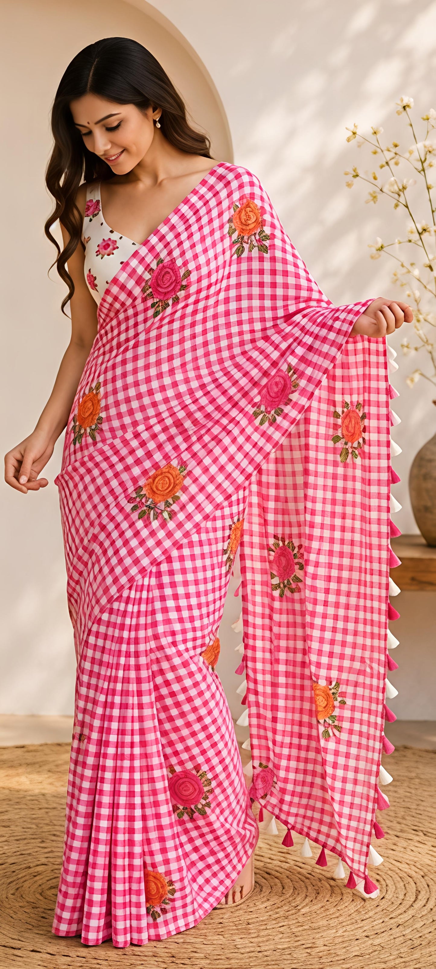 LINEN COTTON SAREE