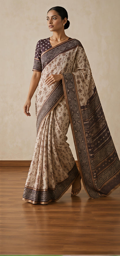 LINEN COTTON SAREE