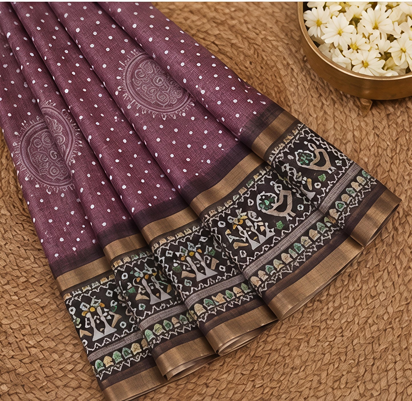 LINEN COTTON SAREE