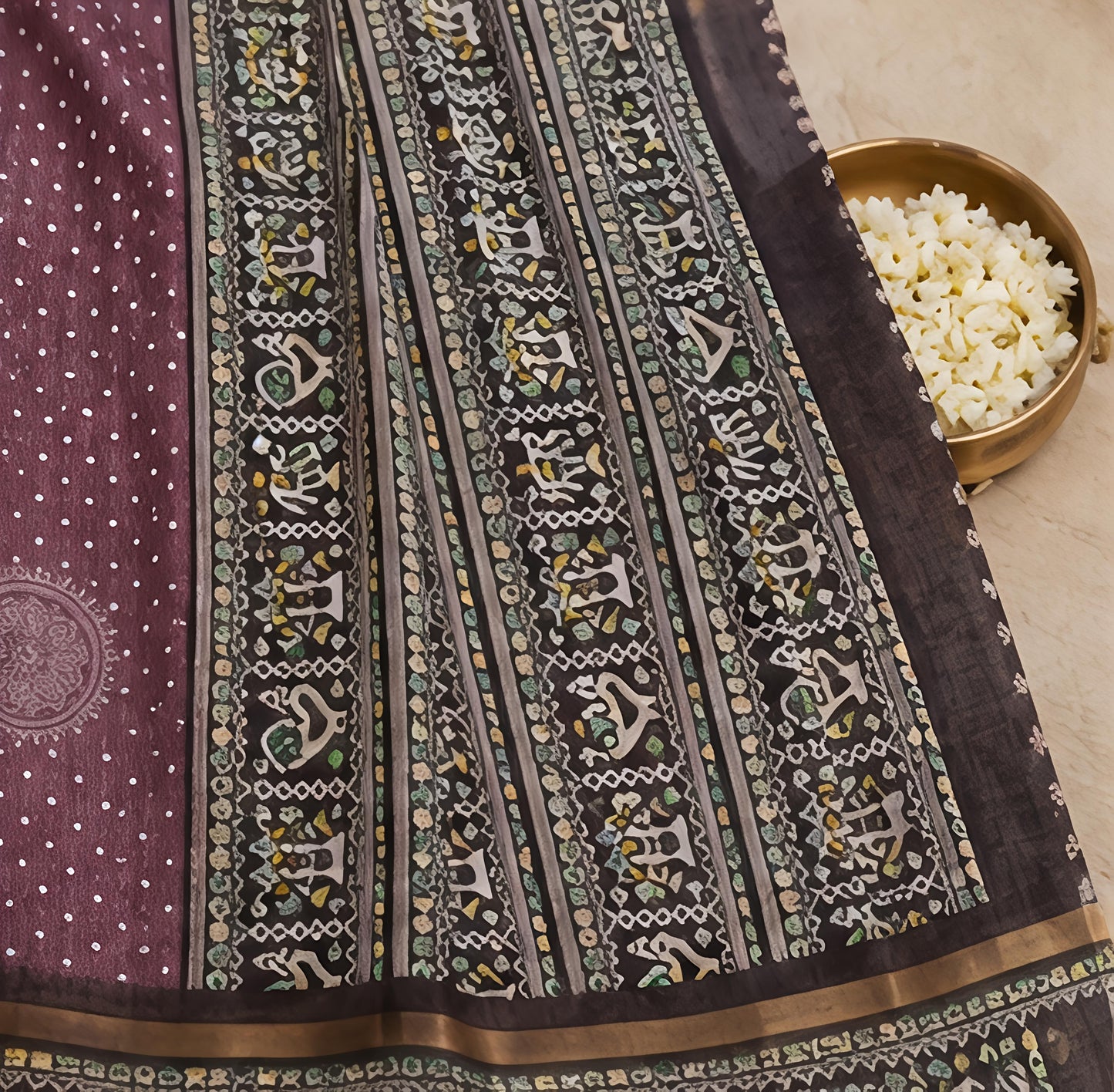 LINEN COTTON SAREE