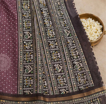LINEN COTTON SAREE