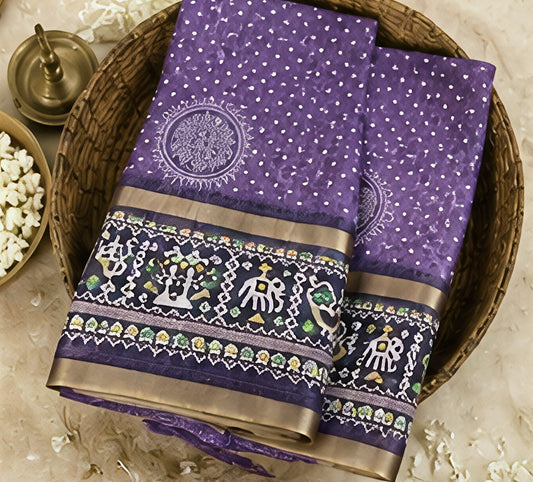 LINEN COTTON SAREE
