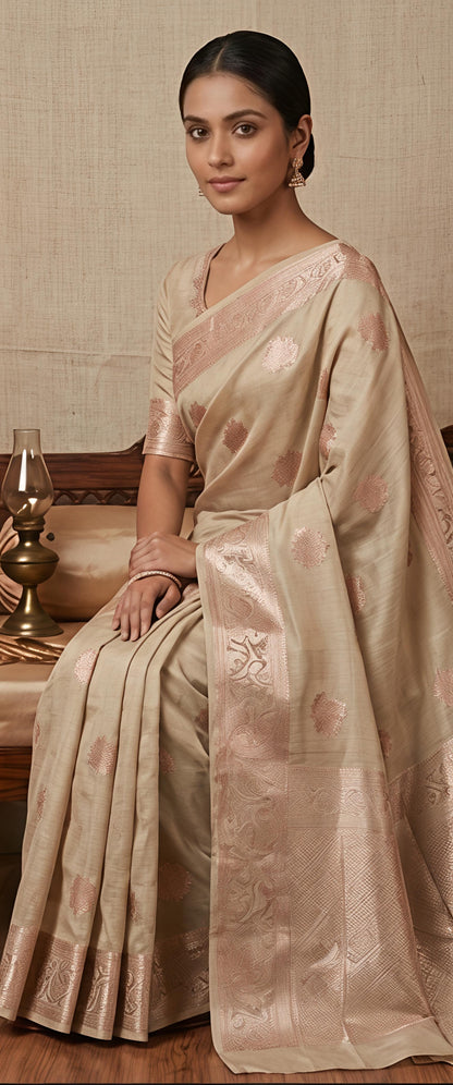 LINEN COTTON SAREE