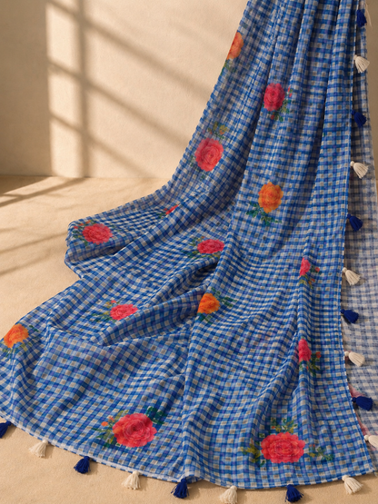 LINEN COTTON SAREE