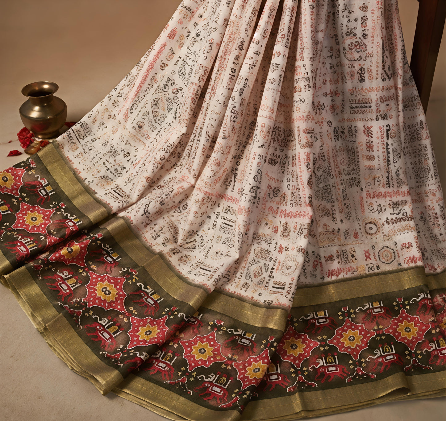 LINEN COTTON SAREE
