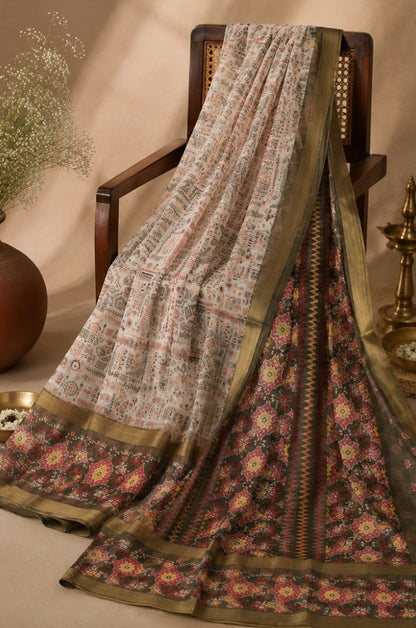 LINEN COTTON SAREE
