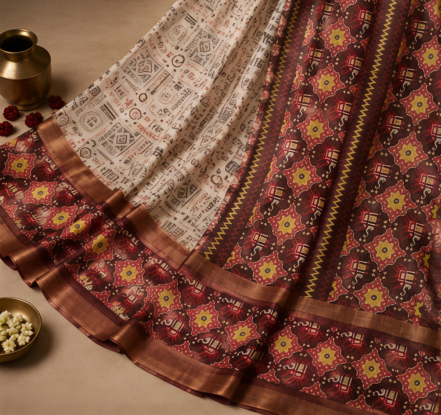 LINEN COTTON SAREE