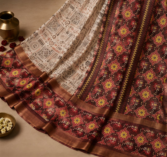 LINEN COTTON SAREE