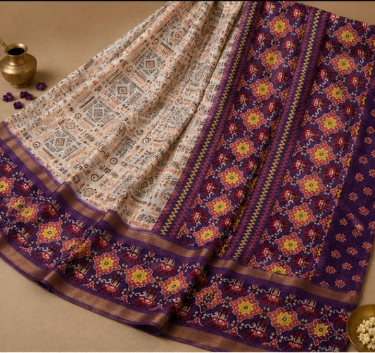 LINEN COTTON SAREE