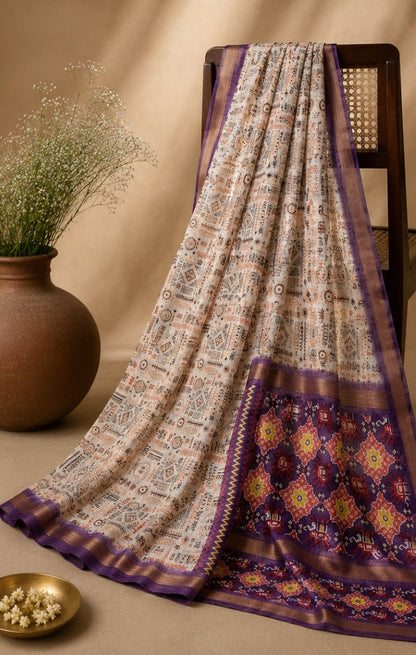 LINEN COTTON SAREE