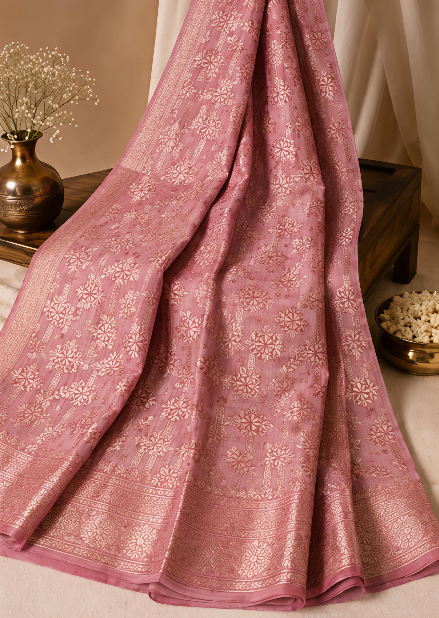 LINEN COTTON SAREE