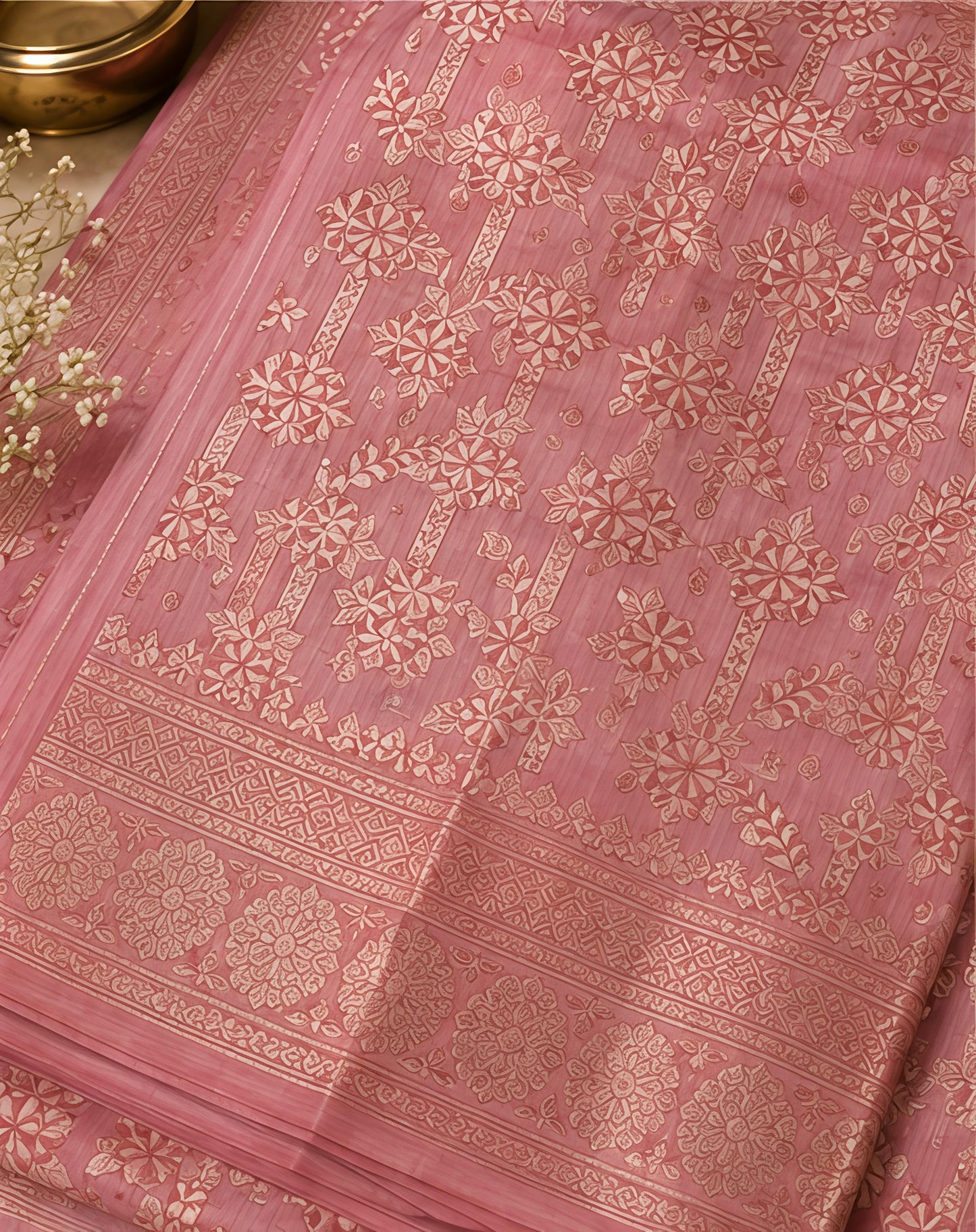 LINEN COTTON SAREE