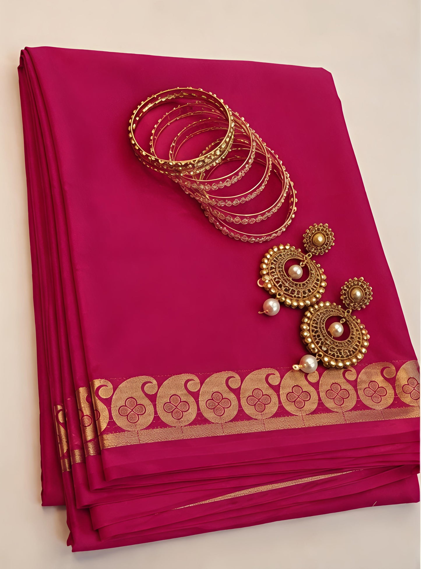 SEMI MYSORE CREPE SILK
