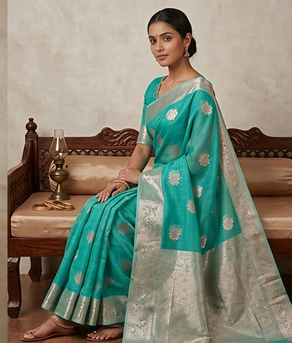 LINEN COTTON SAREE