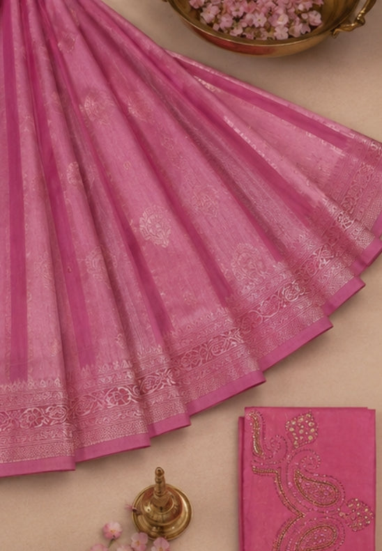 LINEN COTTON SAREE